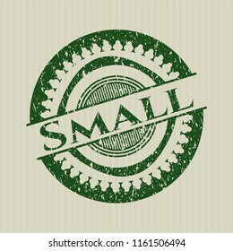 Green Small rubber grunge texture seal