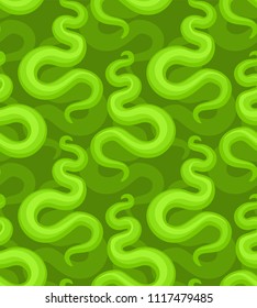 Green smoke pattern seamless. Acidic Chemical evaporation background. Vector illustration 