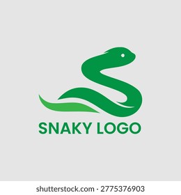 Green snake logo symbol icon graphic