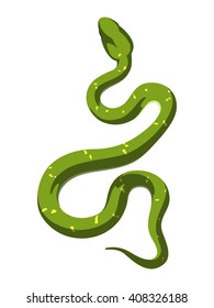 Green Snake Vector