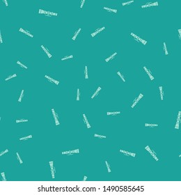 Green Sniper optical sight icon isolated seamless pattern on green background. Sniper scope crosshairs.  Vector Illustration