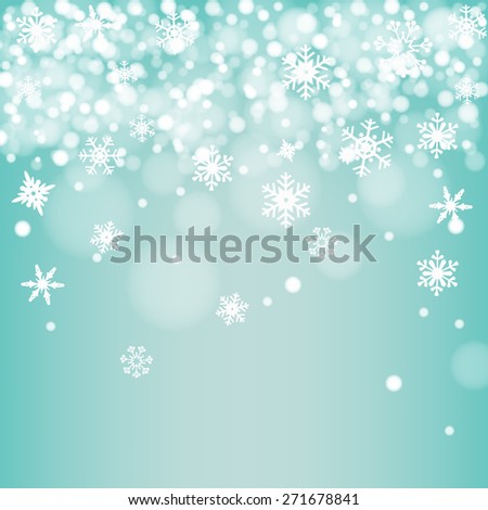 Green Snow Background Vector Stock Vector (Royalty Free) 271678841 ...