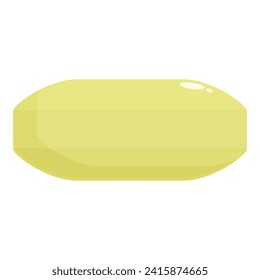 Vector de dibujos animados de iconos de jabón verde. Espuma de dispositivo. Bomba de lavado de barras