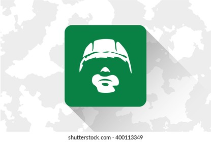 green solider icon