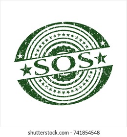 Green SOS rubber seal