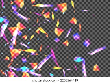 Green Spark Background Transparent Vector. Bokeh Solar Template. Pink Feeling Texture. Bright Space. Confetti Energy Design.