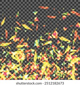 Green Spark Background Transparent Vector. Bokeh Concept Design. Shine Dreamy Card. Glow Soft. Shimmer Warm Texture.