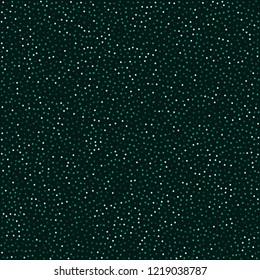 Green sparkles shine seamless background. Vector illustrator.
