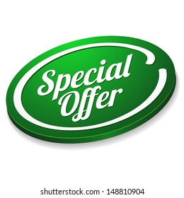 Green Special Offer Button