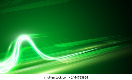 green speed fast line design background eps 10 vector