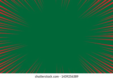 Green speed line vector background. Abstract illustration colorful wallpaper for banner business social media advertising. comic backdrop template design. 