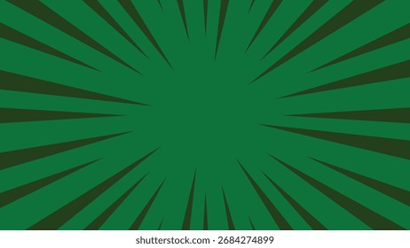 grüne Linien Hintergrund. abstrakte Sunburst-Musterdekoration