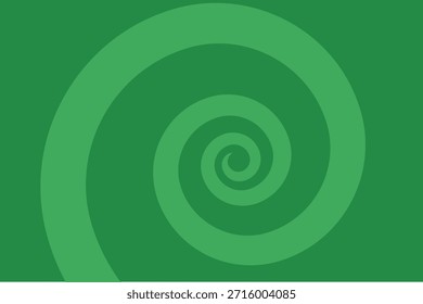 Green Spiral Abstract Background With Smooth Gradient Design