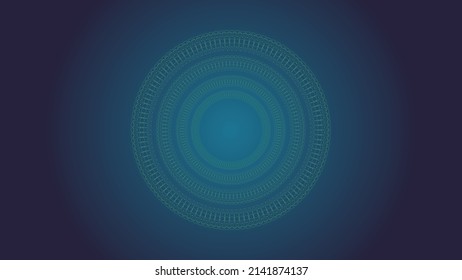 green spiral pattern on background