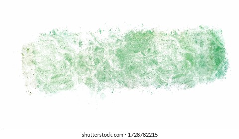 Green splash banner watercolor background for your design, watercolor background concept, vector.
