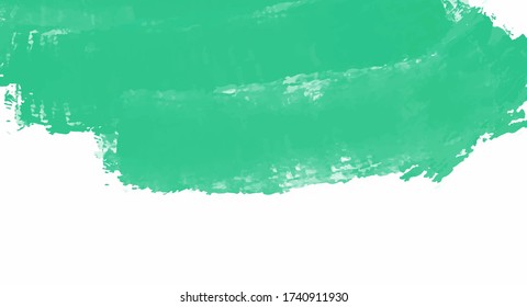 Green splash banner watercolor background for your design, watercolor background concept, vector.
