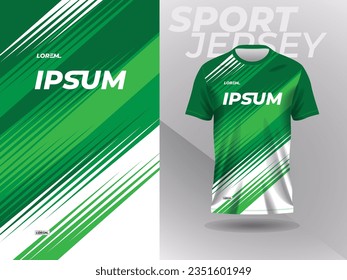 green sport jersey mockup design template for sportswear