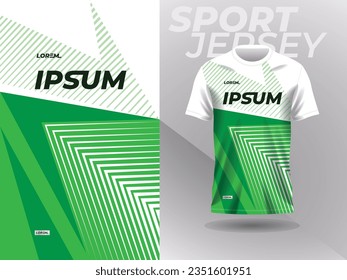 green sport jersey mockup design template for sportswear