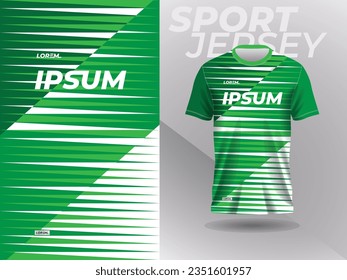 green sport jersey mockup design template for sportswear