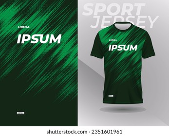 green sport jersey mockup design template for sportswear