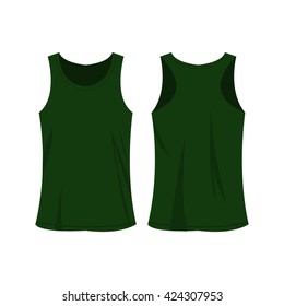 green sport top vector