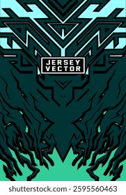GREEN SPORTS BACKGROUND FOR FULL SUBLIMATION JERSEY