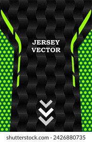 Fondo de diseño de jersey deportivo verde