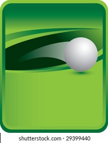 green sports message board with plain ping pong ball