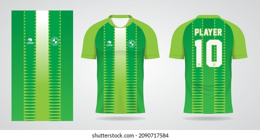 green sports shirt jersey design template