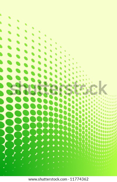 Green Spot Pattern Stock Vector Royalty Free 11774362