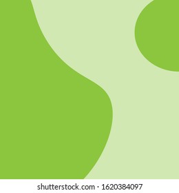 Green spring abstract background vector illustration