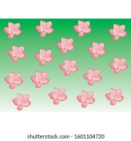 green spring background or summer background with fresh flower