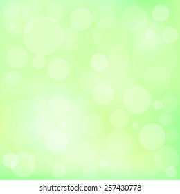 Green Spring Blur Bokeh Abstract Background
