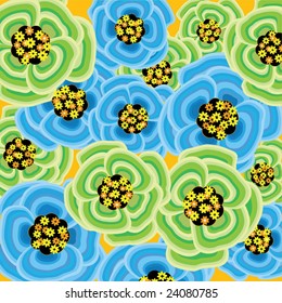 Flor de primavera verde