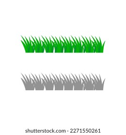 GRASA DE PRIMAVERA VERDE, VECTOR BOTÁNICO PARA SUS PROYECTOS