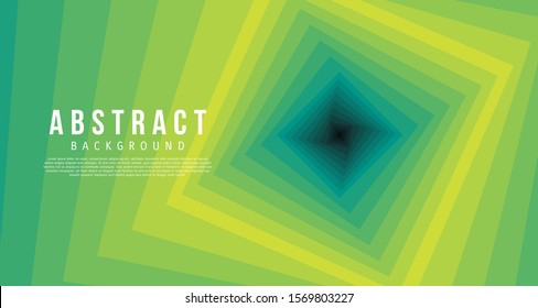 Green square abstract background design