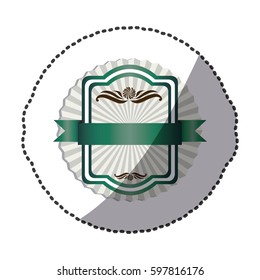 green square emblem icon, vector illustraction design image
