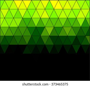 Green Square Grid Mosaic Background, Creative Design Templates