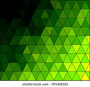 Green Square Grid Mosaic Background, Creative Design Templates
