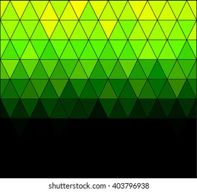 Green Square Grid Mosaic Background, Creative Design Templates