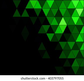 Green Square Grid Mosaic Background, Creative Design Templates