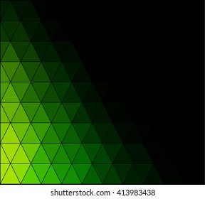 Green Square Grid Mosaic Background, Creative Design Templates