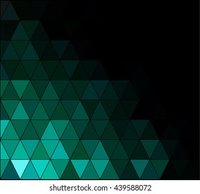 Green Square Grid Mosaic Background, Creative Design Templates