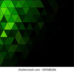 Green Square Grid Mosaic Background, Creative Design Templates