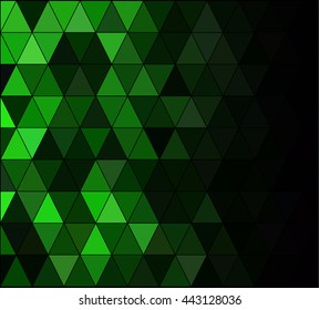 Green Square Grid Mosaic Background, Creative Design Templates