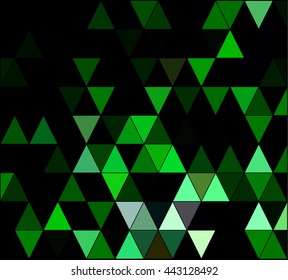 Green Square Grid Mosaic Background, Creative Design Templates