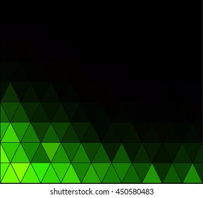 Green Square Grid Mosaic Background, Creative Design Templates