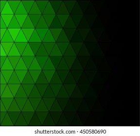 Green Square Grid Mosaic Background, Creative Design Templates