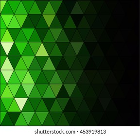 Green Square Grid Mosaic Background, Creative Design Templates