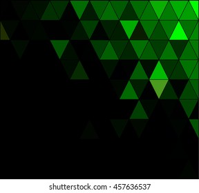 Green Square Grid Mosaic Background, Creative Design Templates